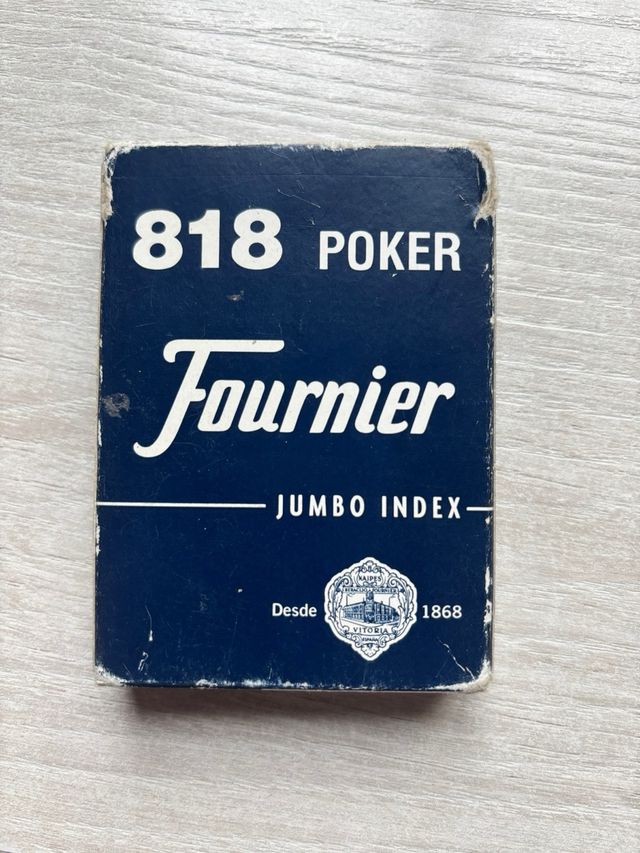 Baraja de naipes poker fournier