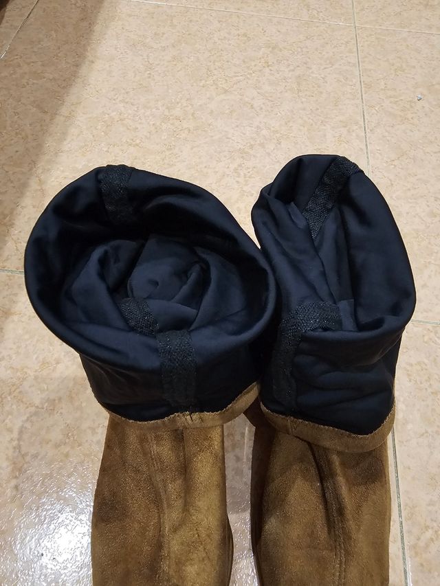 Botas terciopelo,talla 37
