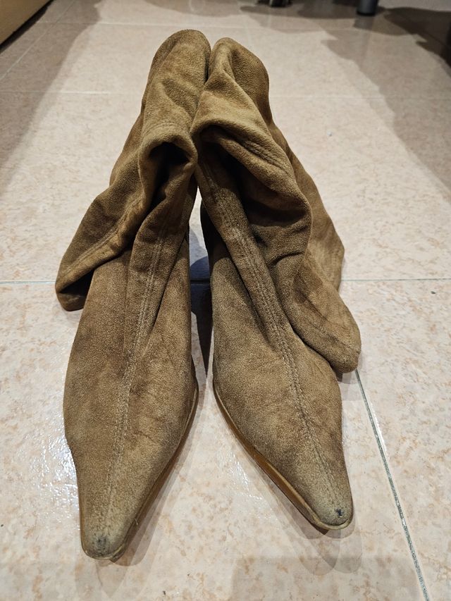 Botas terciopelo,talla 37