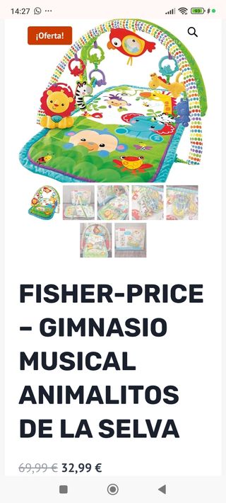 Gimnasio bebe Fisher Price