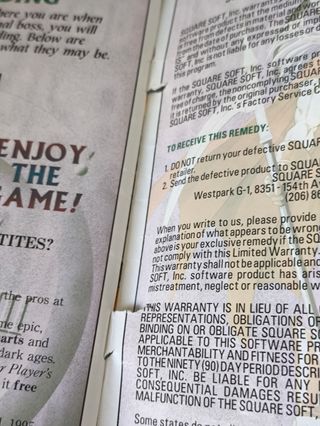 Manual Chrono Trigger Super Nintendo NTSC USA