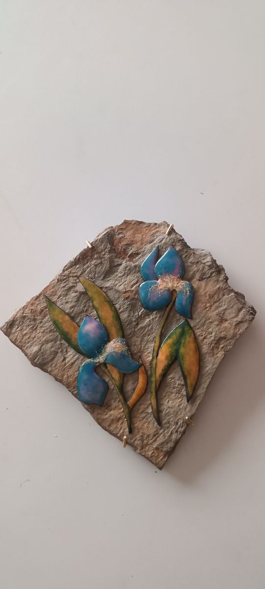 Esmalte sobre piedra