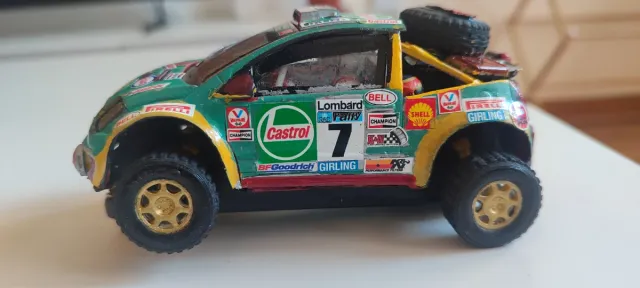 Coche slot artesanal raid scalextric