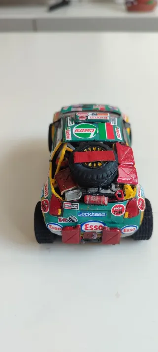 Coche slot artesanal raid scalextric