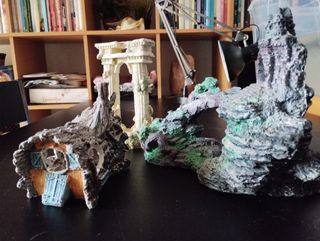 Artículos de decoración para acuarios