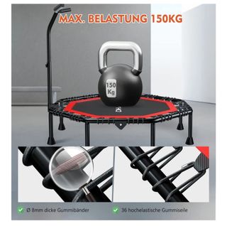 Trampolín de fitness plegable