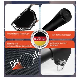 Trampolín de fitness plegable