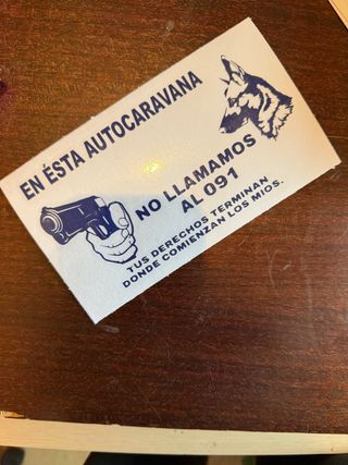 Vinilo autocaravana
