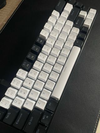 Teclado mecanico luz azul