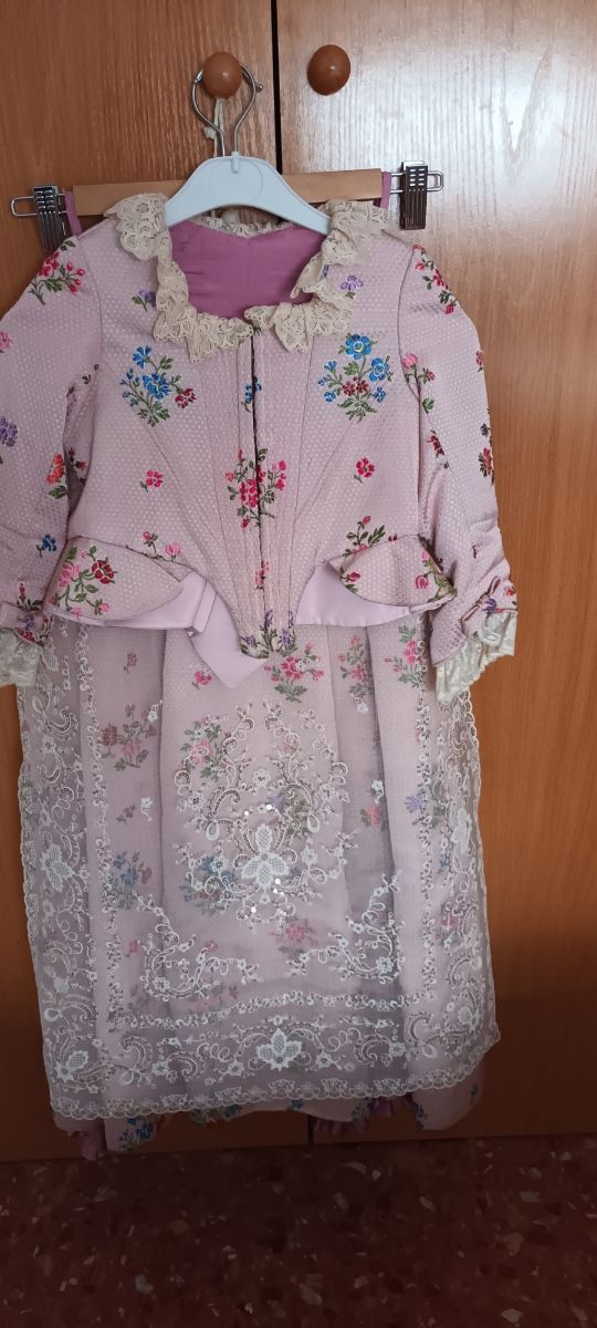 Traje fallera de niña (dos corpiños)