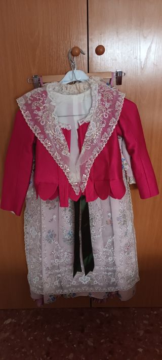 Traje fallera de niña (dos corpiños)
