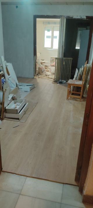 Instalación suelo laminado