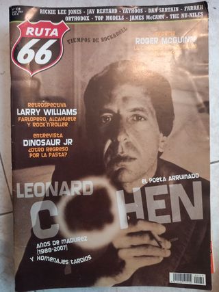 Revista Ruta 66. Leonard Cohen.