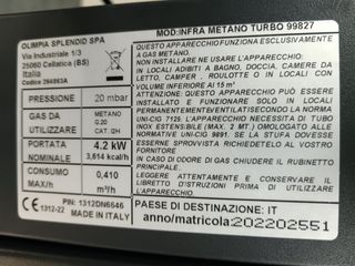 Olimpia Splendid - 99827 Infra Metano S1 Turbo - C