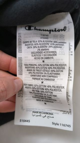 Sudadera Champion Talla:M