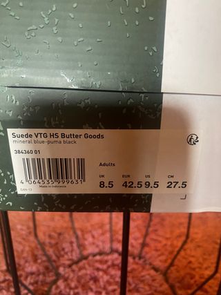 Zapatilla puma suede c butter