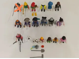 Superlote de muñecos playmobil