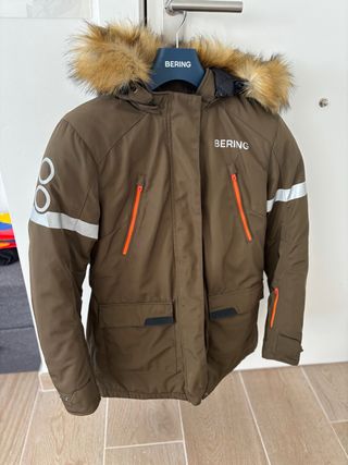 Cazadora moto impermeable unisex M con espaldera