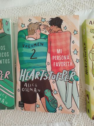 Colección Heartstopper 1, 2, 3 y 4. Dos chicos jun