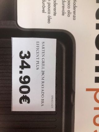 Grill Bra Efficient Plus 28x28cm