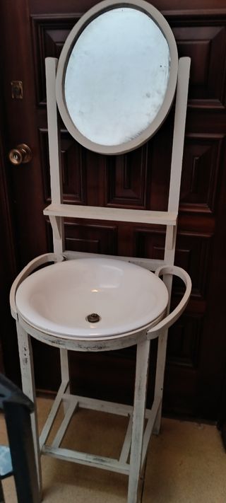 . 40€ Mueble con Lavabo con espejo vintage