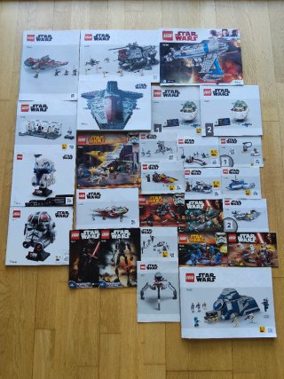 Manuales Oficiales de Instrucciones Lego Star wars