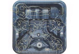 Spa jacuzzi exterior Aquamarine Plus