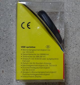 VDO Sprintlux bicycle computer edição especial