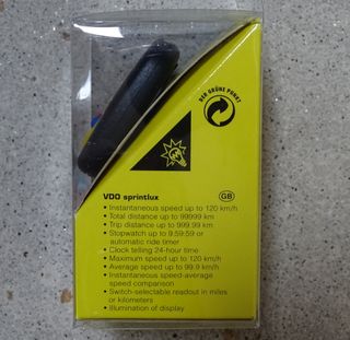 VDO Sprintlux bicycle computer edição especial