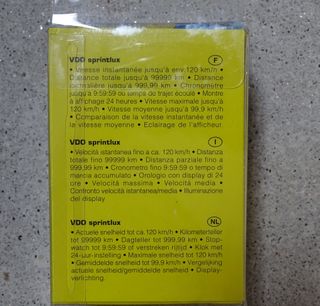 VDO Sprintlux bicycle computer edição especial