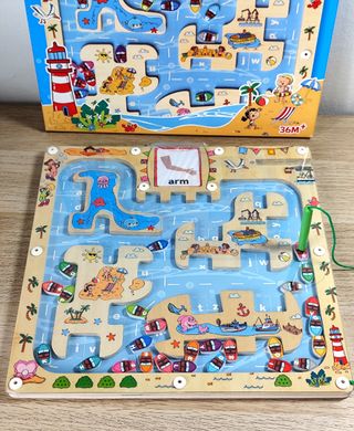 Laberinto magnético palabras