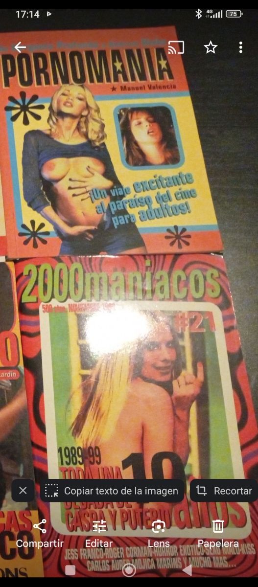 PORNOMANIA y fanzine 2000 MANÍACOS