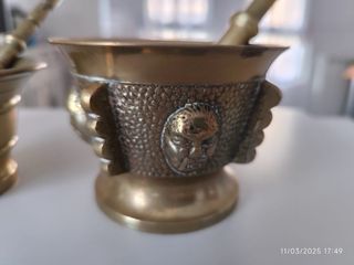 Morteros de bronce