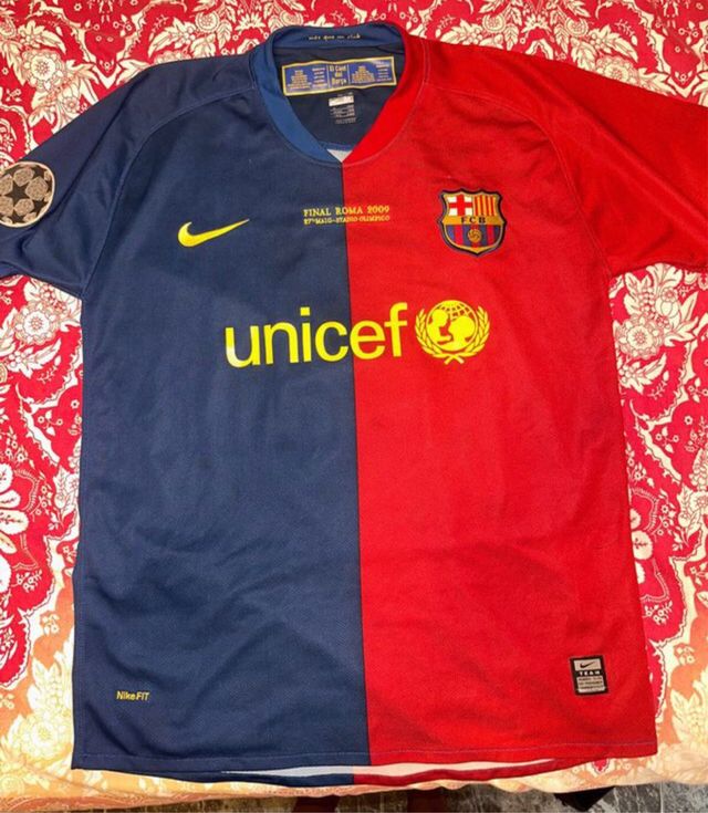 Camiseta Fc Barcelona Iniesta final roma