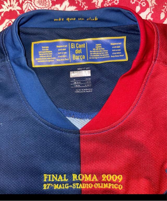Camiseta Fc Barcelona Iniesta final roma