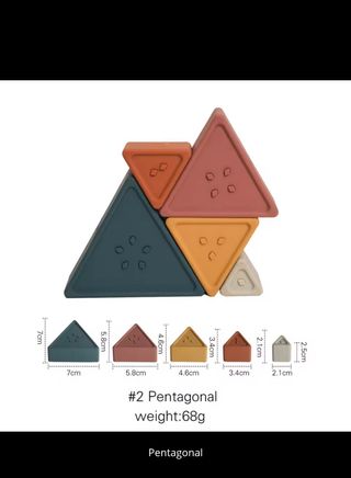 Bloques de silicona para bebés