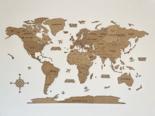 Mapa Mundo PT/ING/ES