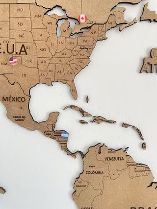 Mapa Mundo PT/ING/ES