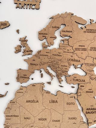 Mapa Mundo PT/ING/ES