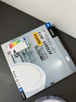 Plafoniera led bianca