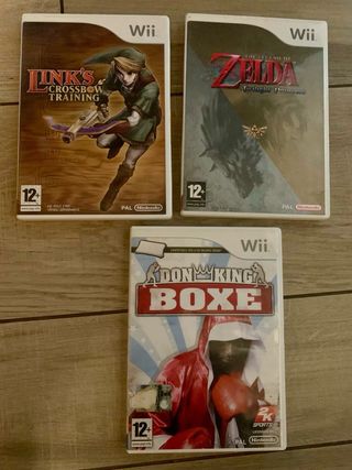 Lotto giochi WII con ZELDA