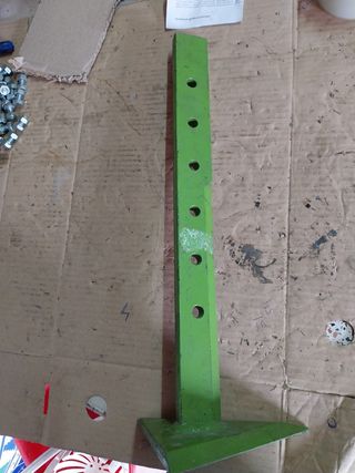 Arado, apoyo trasero  agria