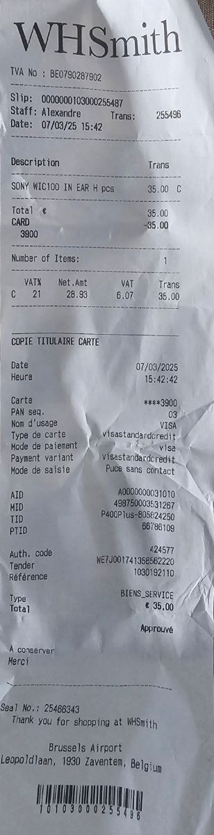 Auriculares Bluetooth Sony