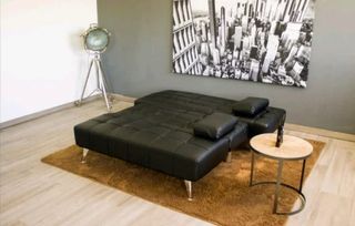 ❗OFERTA DE SOFA CAMA NEGRO POLIPIEL❗