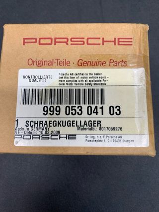 RODAMIENTO DELANTE PORSCHE 911 964 993 996 BOXSTER