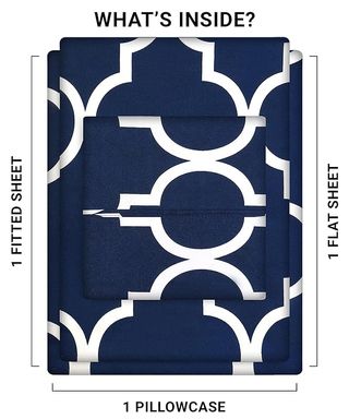 4 piezas de cama 90 tamaño individual color azul