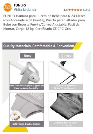 Juguete bebe FUNLIO saltador para Puerta