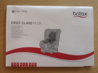 Silla coche britax Romer firts class plus