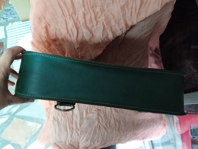 Maletín vintage años 80 verde