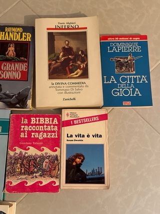Lotto di 10 libri lingua italiana vari roma